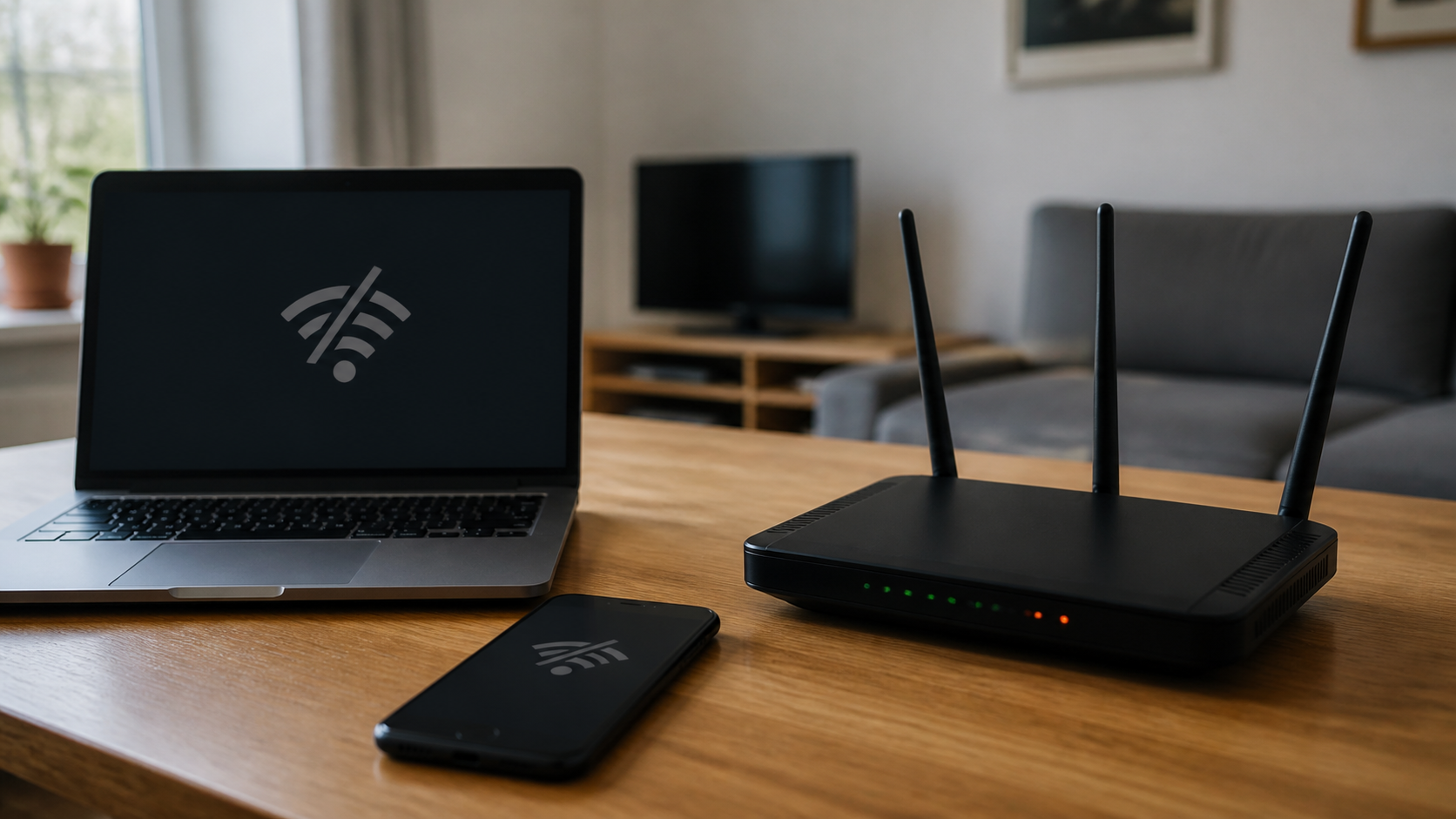 Laptop and phone unable to connect to a home Wi-Fi router